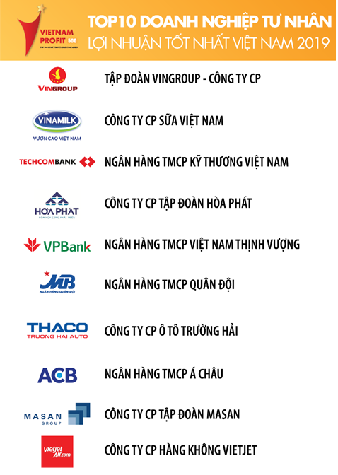 Techcombank- ngân hàng duy nhất lọt top 3 DN tư nhân có lợi nhuận tốt nhất 2019 - ảnh 1