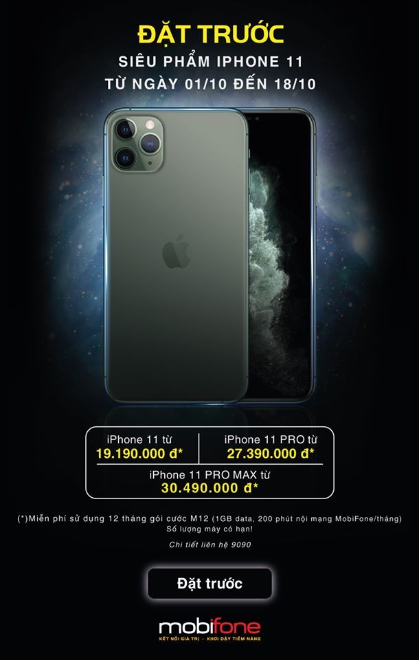 Rẻ hơn tới 3 triệu khi đặt trước iPhone 11/ 11 Pro/11 Pro Max chính hãng - ảnh 2