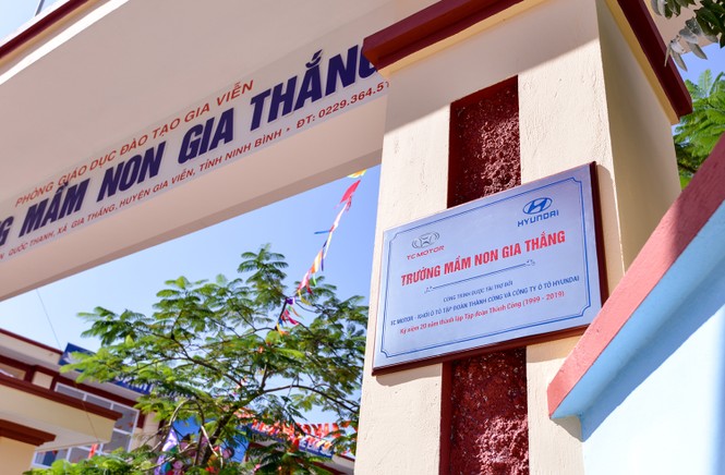 TC Motor khánh thành trường mầm non chuẩn quốc gia tại Ninh Bình - ảnh 1