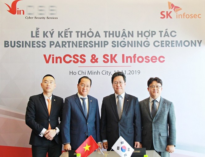 VinCSS ký thỏa thuận hợp tác an ninh mạng với SK Infosec - ảnh 1