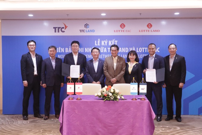 Lotte E&C sẽ đầu tư 100 triệu USD cùng TTC Land phát triển dự án - ảnh 1