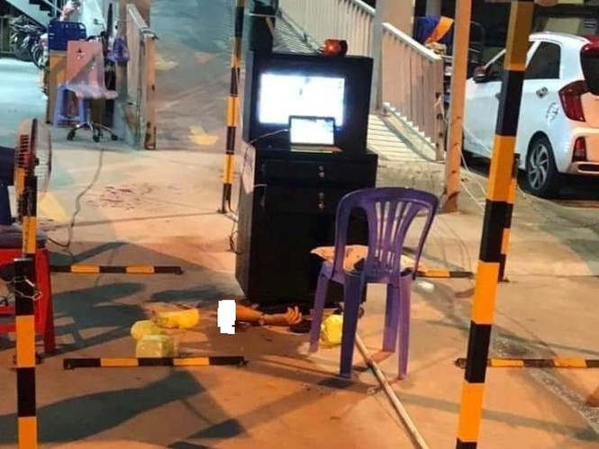 Bảo vệ khu chung cư ở Bình Dương bị chém đứt lìa cánh tay - ảnh 1