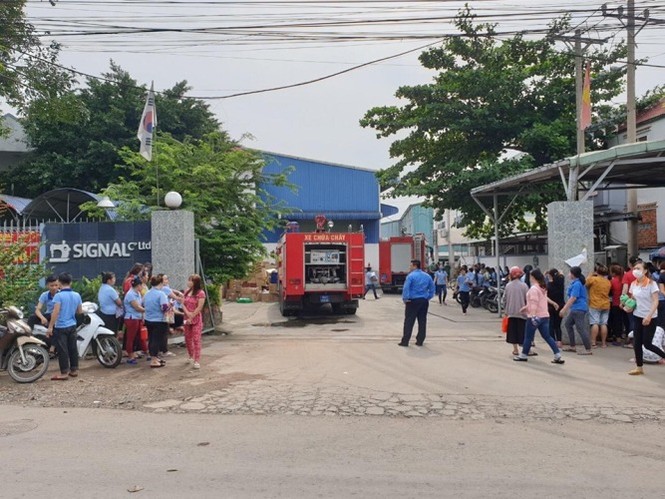 Cháy lớn tại công ty sản xuất giày ở Bình Dương - ảnh 5