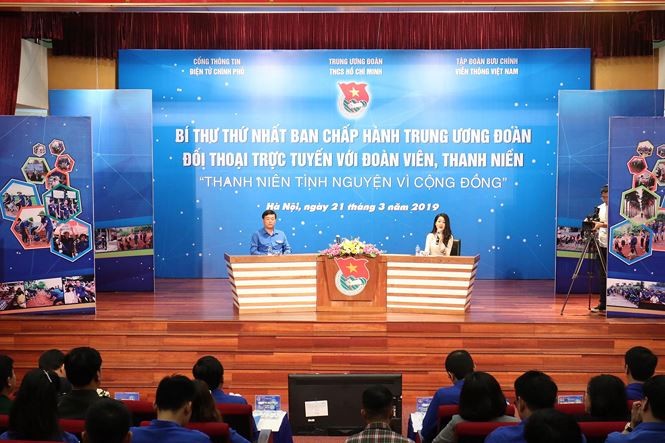 Toàn cảnh đối thoại của Bí thư thứ nhất TƯ Đoàn Lê Quốc Phong - ảnh 2
