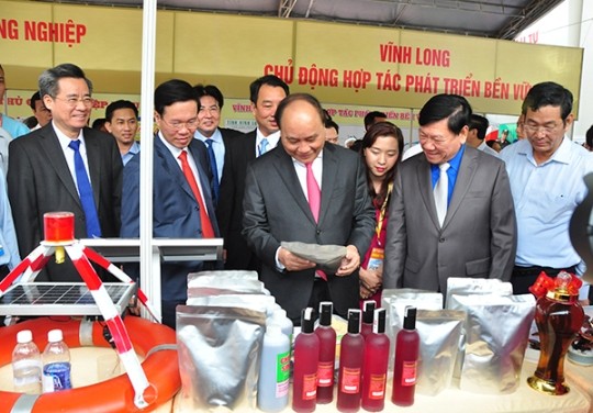 Vĩnh Long tích hợp ứng phó biến đổi khí hậu phát triển nông nghiệp - ảnh 1