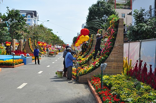 80 ngàn chậu hoa tươi kết đường hoa Cần Thơ - ảnh 5