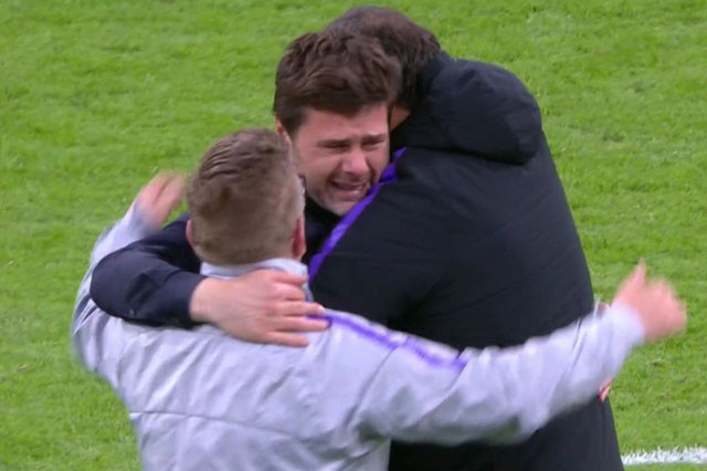 VIDEO: HLV Pochettino òa khóc khi Tottenham vào chung kết Champions League - ảnh 4