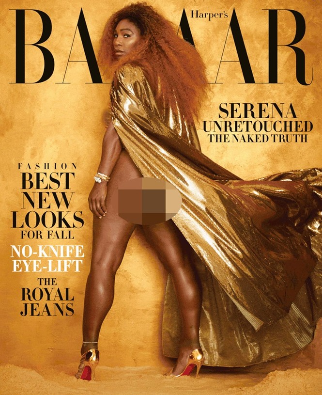 Serena Williams hở bạo trên trang bìa tạp chí danh tiếng - ảnh 3