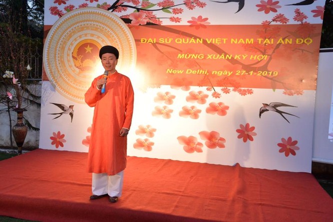 Ấn tượng áo dài Việt trong tết Việt tại Ấn Độ - ảnh 1