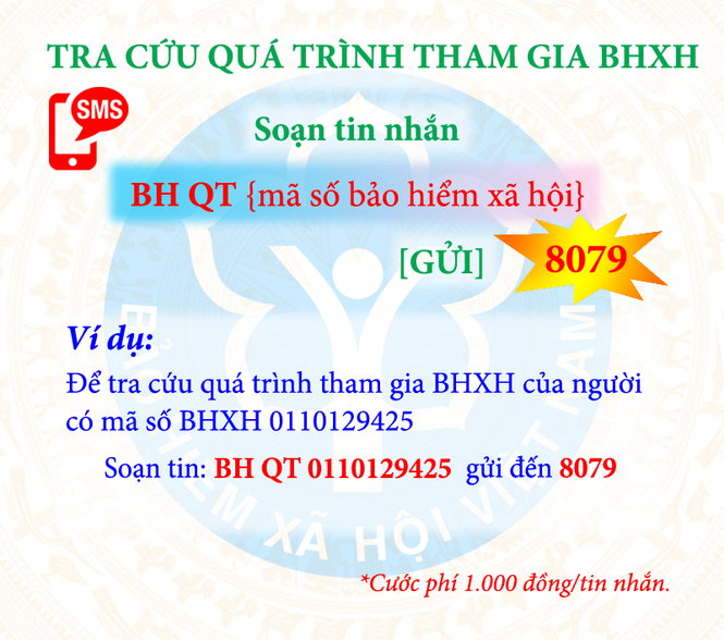 Tra cứu mức hưởng BHYT, BHXH chỉ bằng tin nhắn - ảnh 1