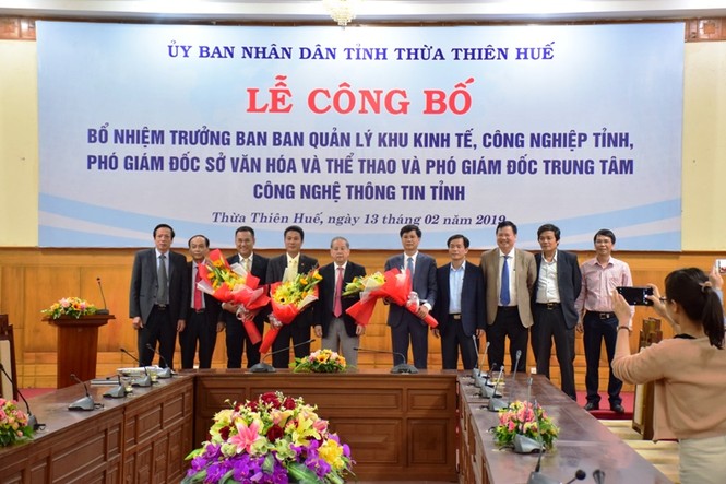 TT-Huế điều động, bổ nhiệm nhiều cán bộ lãnh đạo cấp sở - ảnh 1