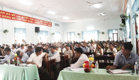 Dự án Nhà máy điện mặt trời đầm Trà Ổ lại đối thoại - ảnh 1