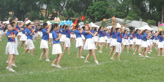 4.000 thiếu nhi tham gia ngày hội Thiếu nhi Thủ đô - ảnh 7