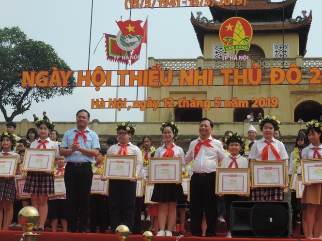 4.000 thiếu nhi tham gia ngày hội Thiếu nhi Thủ đô - ảnh 1