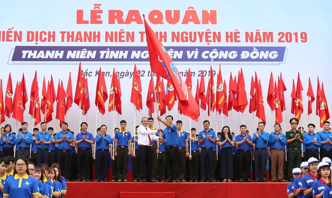 T.Ư Đoàn ra quân Chiến dịch Thanh niên tình nguyện hè 2019 - ảnh 4