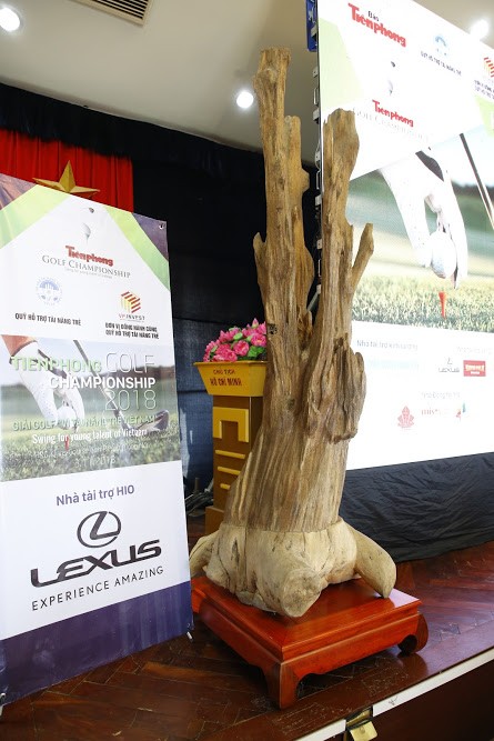 Đấu giá cây trầm hương quý hiếm tại Tiền Phong Golf Championship 2018 - ảnh 3