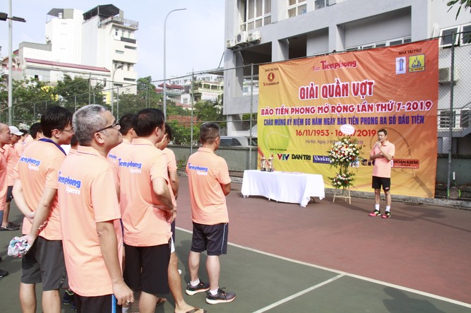 Tưng bừng khởi tranh giải Quần vợt báo Tiền Phong mở rộng 2019 - ảnh 4