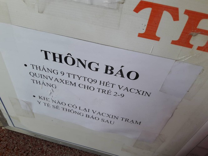 Phụ huynh nháo nhào vì hết sạch vắc- xin '5 trong 1' Quinvaxem - ảnh 1