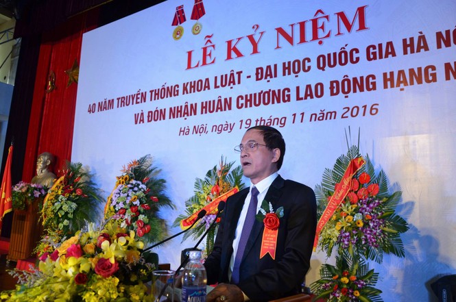 Khoa Luật ĐHQG Hà Nội nhận Huân chương Lao động hạng Nhì - ảnh 3