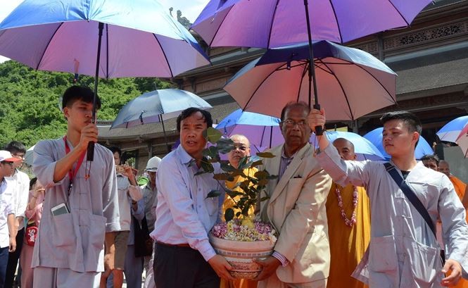 Cận cảnh thiên thạch 600.000USD và ngôi chùa lớn nhất Việt Nam - ảnh 2