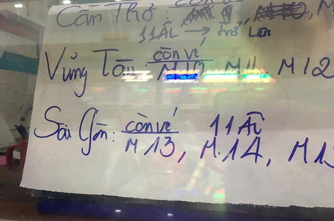 Cháy vé xe khách Đà Nẵng vào các tỉnh phía Nam - ảnh 2