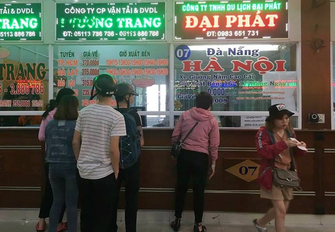 Cháy vé xe khách Đà Nẵng vào các tỉnh phía Nam - ảnh 3
