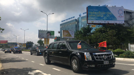 Đoàn xe hộ tống Tổng thống Donal Trump dự Apec tại Đà Nẵng năm 2017 - ảnh 3
