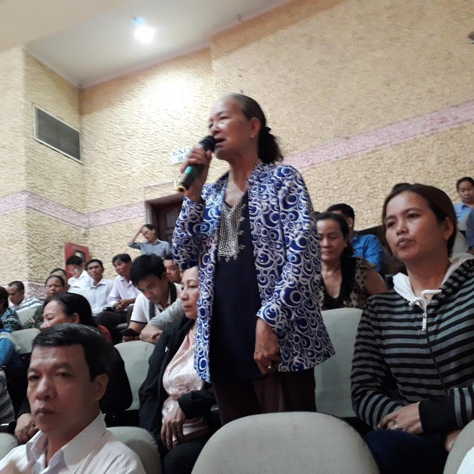 Cử tri tiếp tục hỏi bà Nguyễn Thị Quyết Tâm về vấn đề Thủ Thiêm - ảnh 2