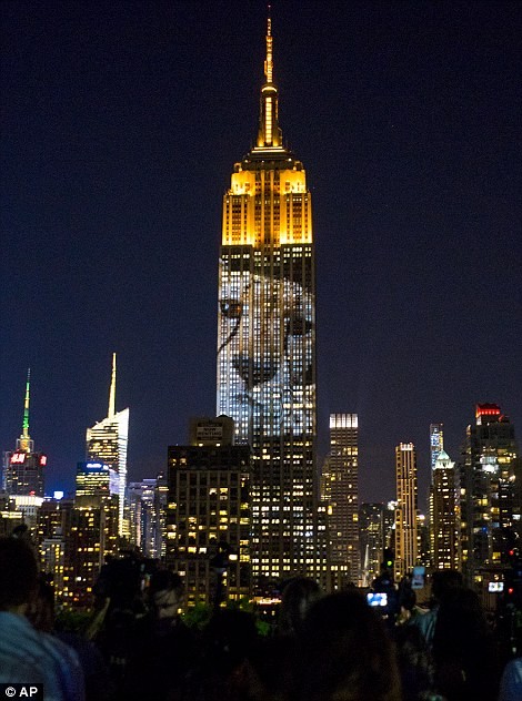 ‘Vua sư tử’ Cecil được tưởng nhớ trên tòa nhà Empire State - ảnh 5