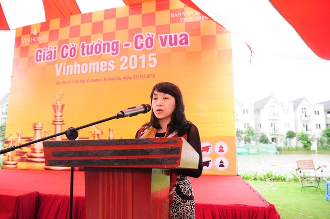 Hàng trăm kỳ thủ tranh tài sôi nổi tại 'Giải Cờ tướng – Cờ vua Vinhomes 2015' - ảnh 1