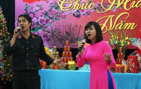 Bí thư thứ nhất T.Ư Đoàn chúc Tết Bộ Tư lệnh CSCĐ - ảnh 8