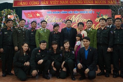 Bí thư thứ nhất T.Ư Đoàn chúc Tết Bộ Tư lệnh CSCĐ - ảnh 4