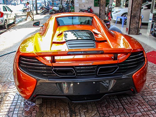 Chi tiết siêu xe McLaren 650S mui trần của đại gia Sài Gòn - ảnh 4