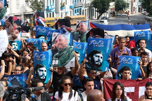Cuba tưởng niệm cựu chủ tịch Fidel Castro - ảnh 1