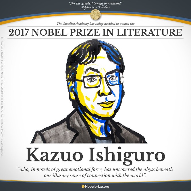 Nhà văn người Anh gốc Nhật đoạt giải Nobel Văn học 2017 - ảnh 1
