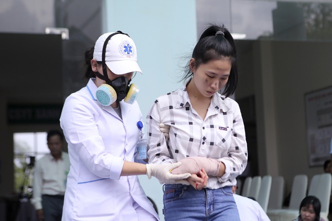 Diễn tập ứng phó cấp cứu phục vụ APEC 2017 - ảnh 8
