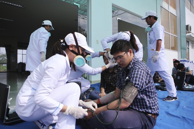Diễn tập ứng phó cấp cứu phục vụ APEC 2017 - ảnh 9