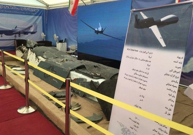 Bị chọc tức, Iran khoe chiến tích bắn hạ máy bay không người lái Mỹ - ảnh 1