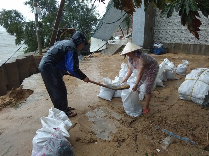 Quảng Ngãi: Lốc xoáy sau bão quật tung mái hơn 400 ngôi nhà ở Mộ Đức - ảnh 15