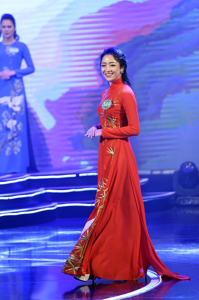 Màn trình diễn áo dài thướt tha tại chung kết “Người đẹp xứ Trà” 2017 - ảnh 22