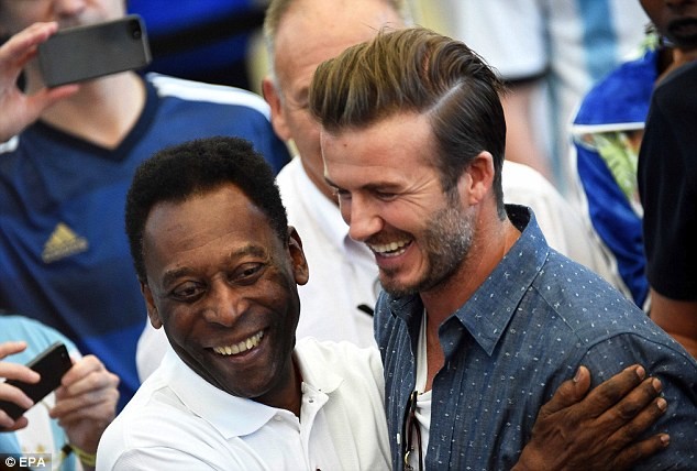 Beckham chụp ảnh cùng Pele ở trận chung kết World Cup - ảnh 4