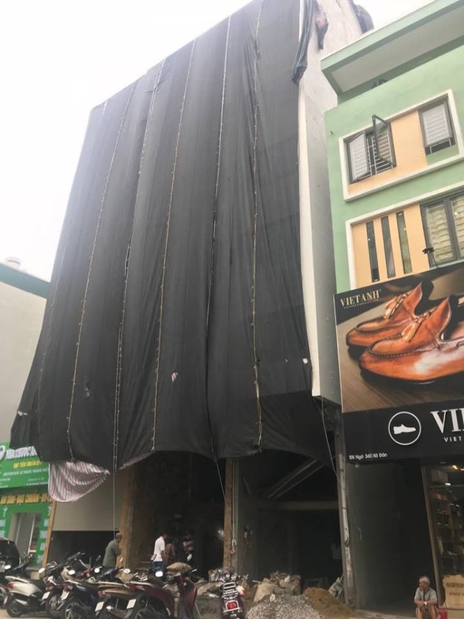 Quận trung tâm Hà Nội bùng phát nhà sai phép kiểu mới - ảnh 1