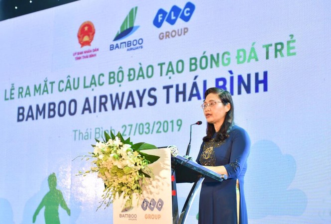 Ra mắt Câu lạc bộ đào tạo bóng đá trẻ Bamboo Airways Thái Bình - ảnh 4