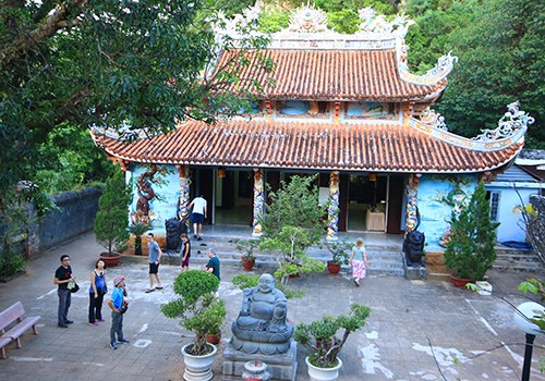 Bút tích 'Quả tim lửa' của vua Minh Mạng trên núi Ngũ Hành Sơn - ảnh 1