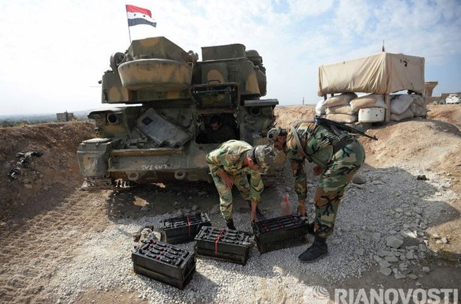 Cận cảnh cuộc sống binh sỹ Syria ở tiền tuyến - ảnh 6