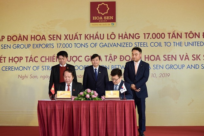 Hoa Sen “mở hàng” năm 2019 với lô hàng 17.000 tấn tôn xuất đi Mỹ - ảnh 2