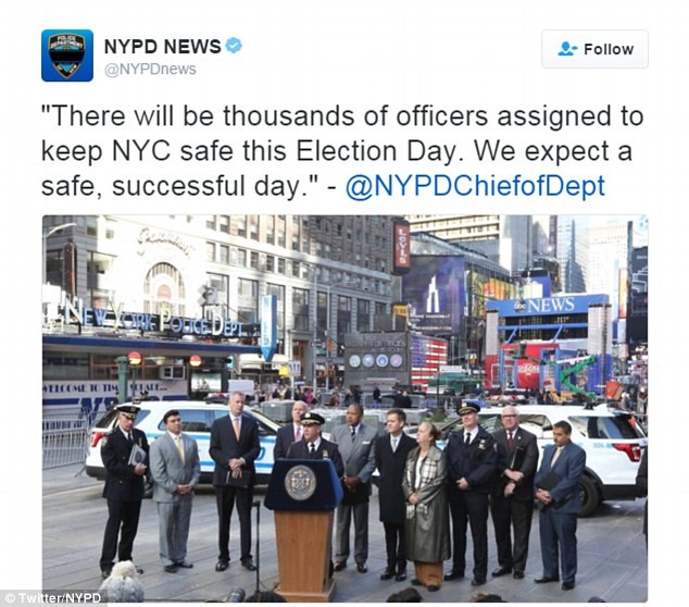 New York điều lượng cảnh sát lớn nhất lịch sử bảo vệ bầu cử - ảnh 3