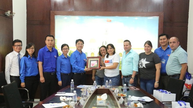 Đoàn đại biểu cấp cao T.Ư Đoàn Cuba làm việc với Thành Đoàn TPHCM - ảnh 5
