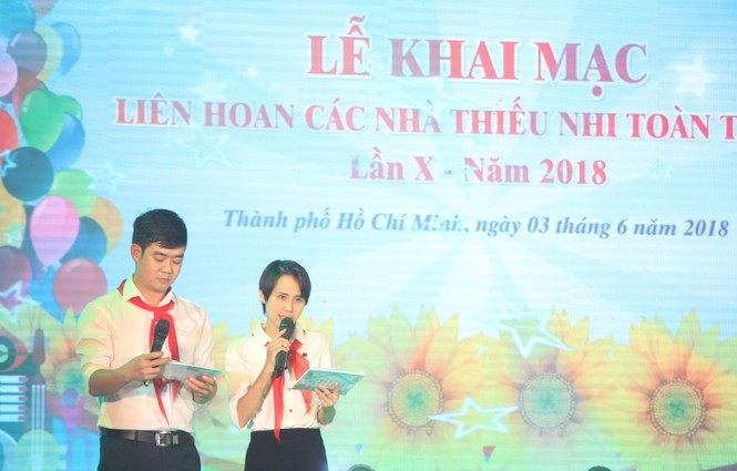 Khai mạc Liên hoan các nhà thiếu nhi toàn TPHCM năm 2018 - ảnh 2