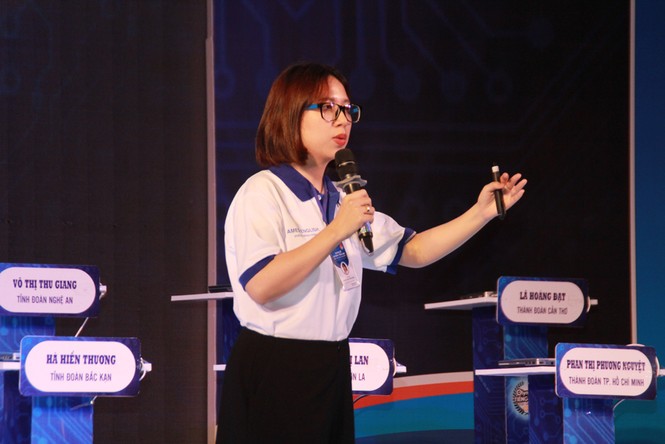 Nguyễn Hà Linh đoạt giải nhất cuộc thi Olympic tiếng Anh cho cán bộ trẻ năm 2019 - ảnh 7